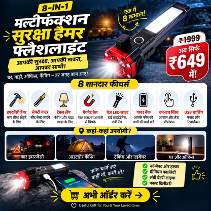 High-Intensity Discharge (HID) Torch: Highlights a Specific, Powerful & Efficient Light Source.